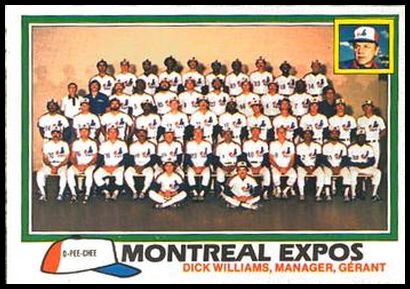 268 Montreal Expos - Dick Williams TC, MG, CL